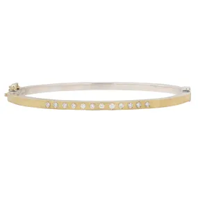 Laura Diamond Gold Bangle