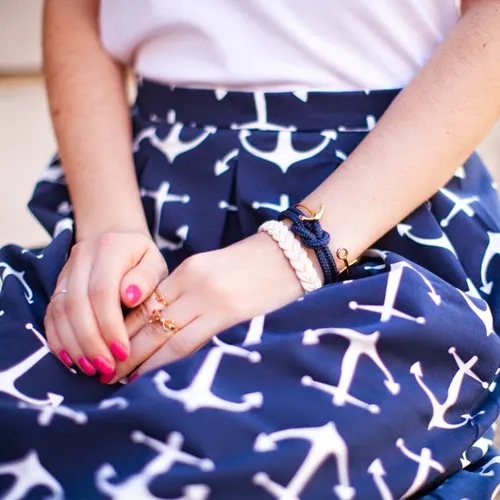 Exclusive Limited-Edition Gold Watch Hill Anchor Bangle Bracelet