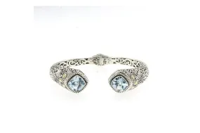 Mariella Bangle- Blue Topaz