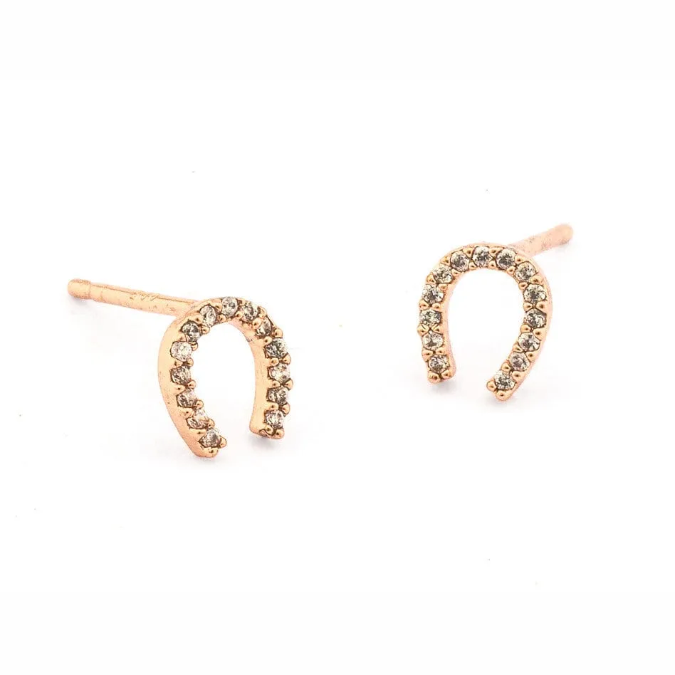 Mini Horseshoe Earrings