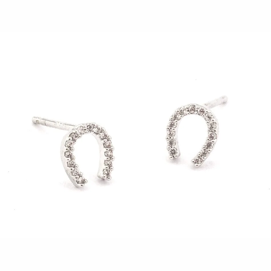 Mini Horseshoe Earrings