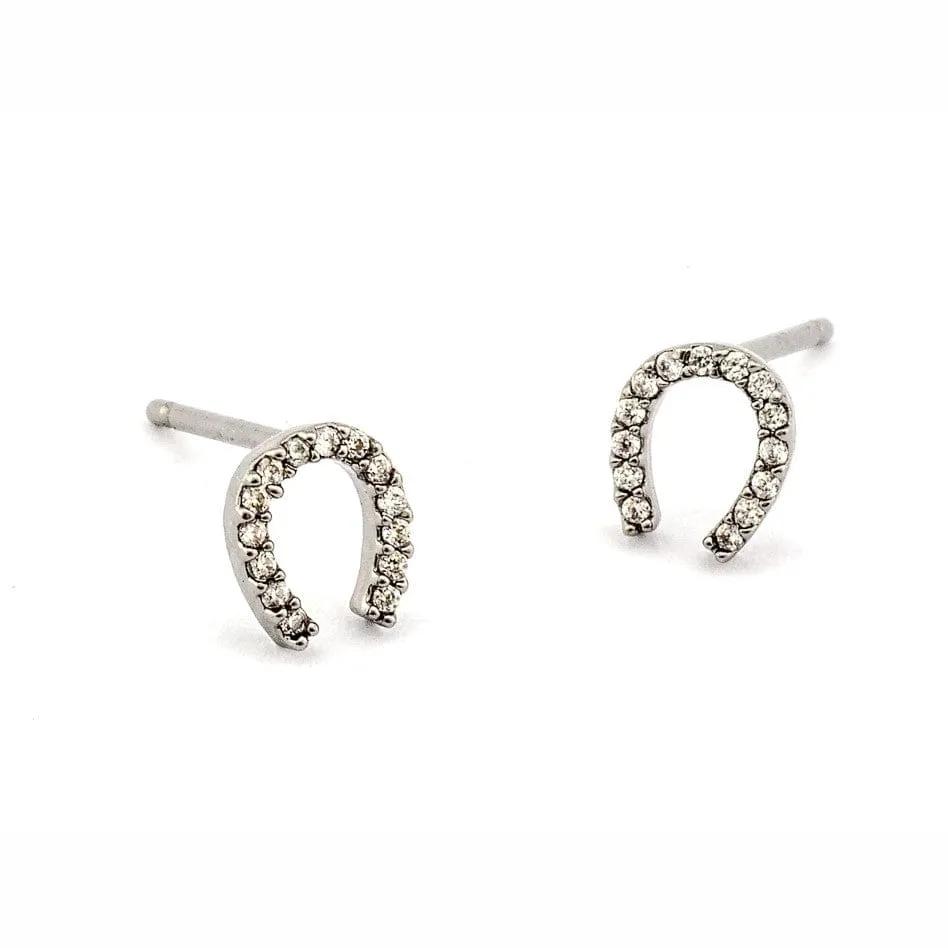 Mini Horseshoe Earrings