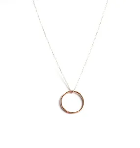 Modern jewelry for mom - the circle infinity necklace