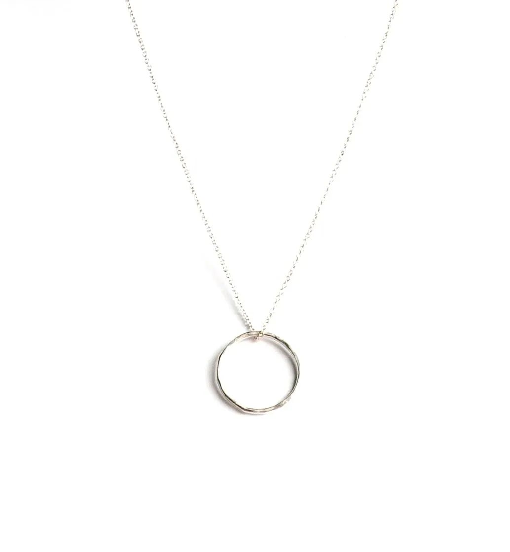 Modern jewelry for mom - the circle infinity necklace