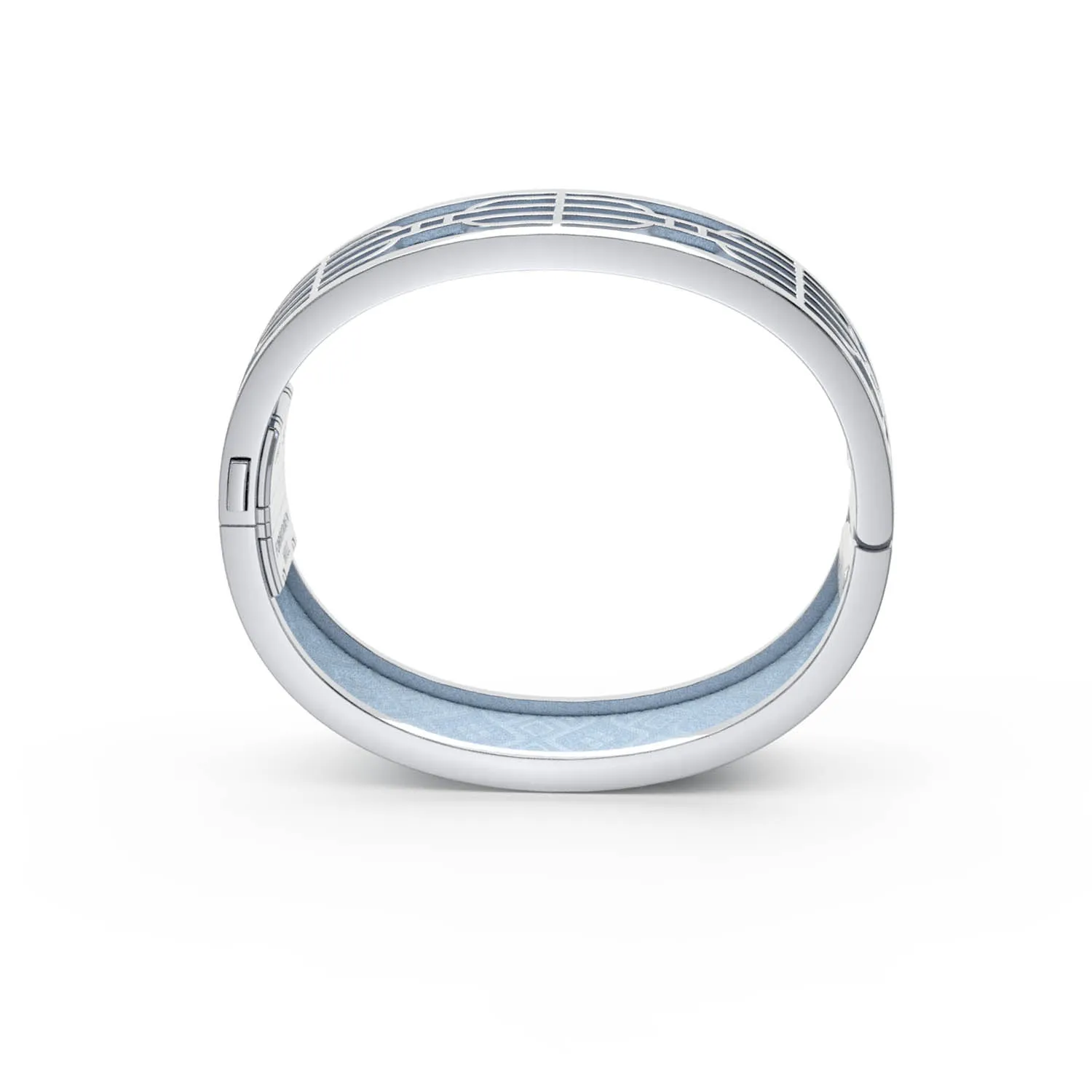 Nanyang Dream Bangle - Mist Blue - Sterling Silver