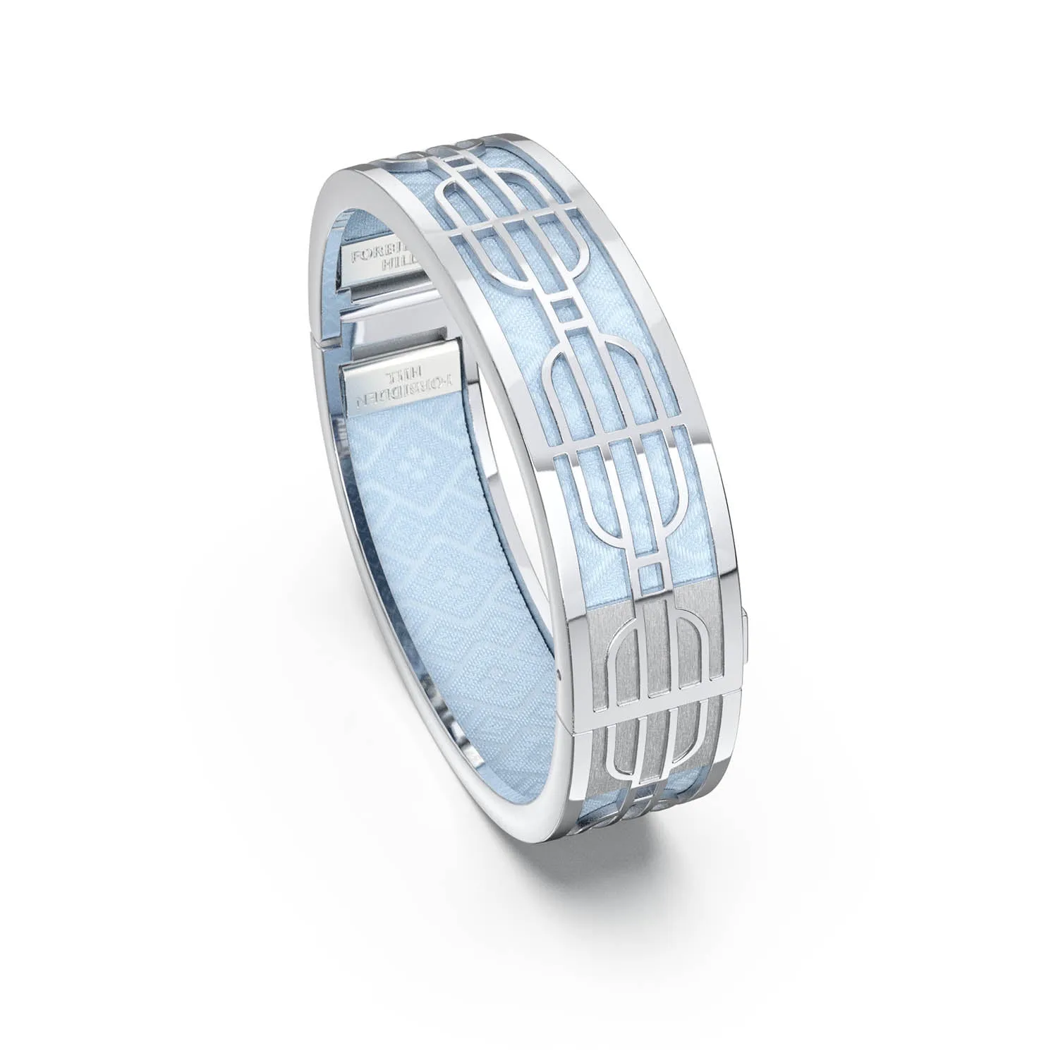 Nanyang Dream Bangle - Mist Blue - Sterling Silver