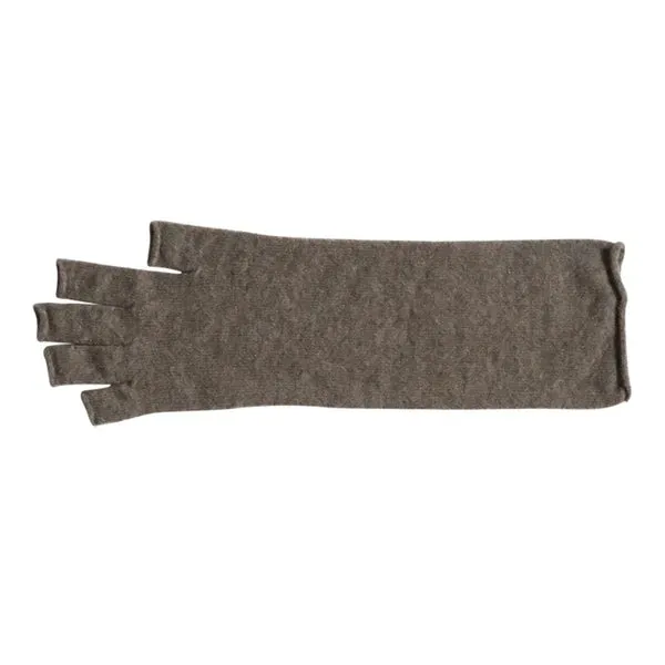 Nishiguchi Kutsushita: Luxurious Merino Wool Gloves in Mocha Brown - Size Ten