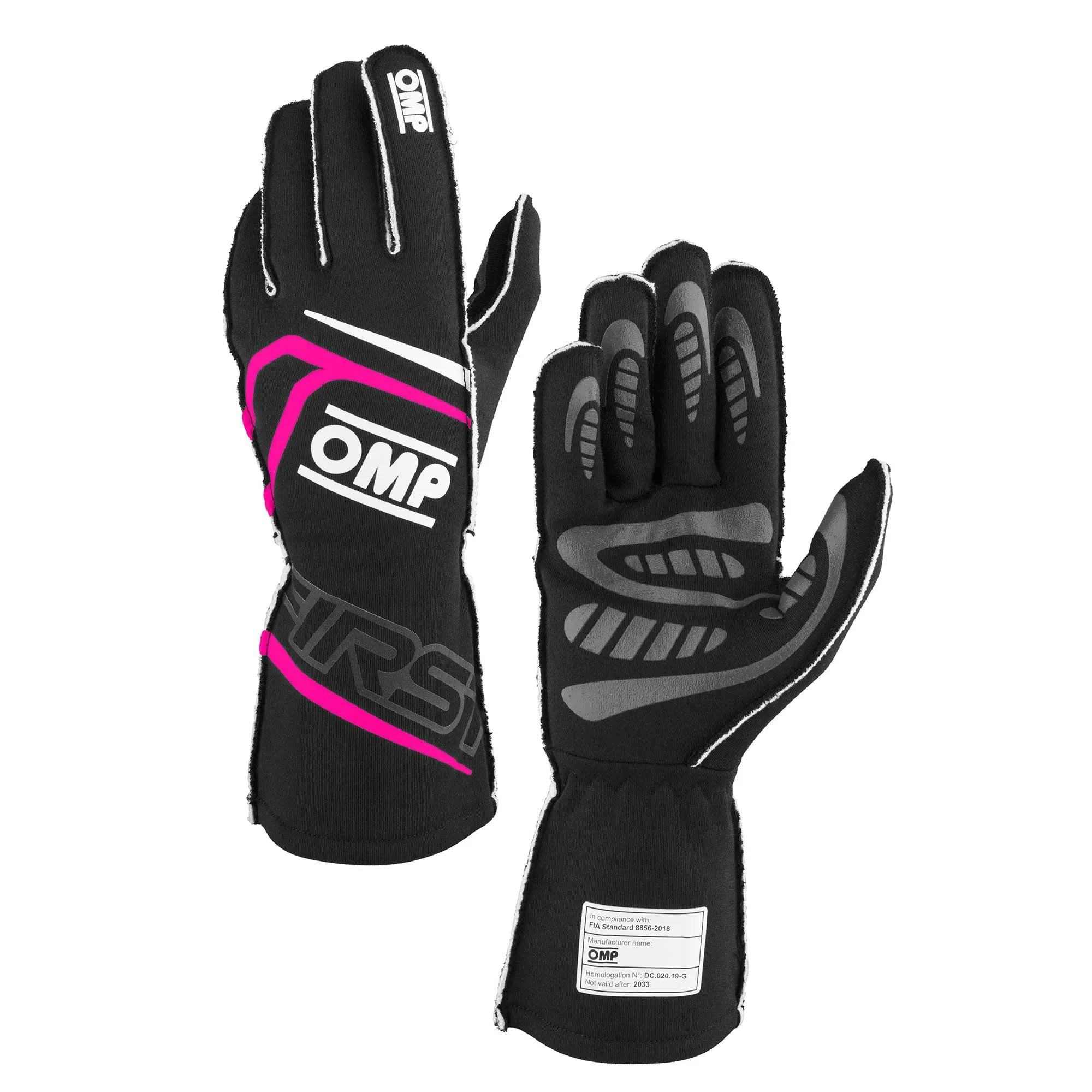 OMP FIRST Racing Gloves FIA