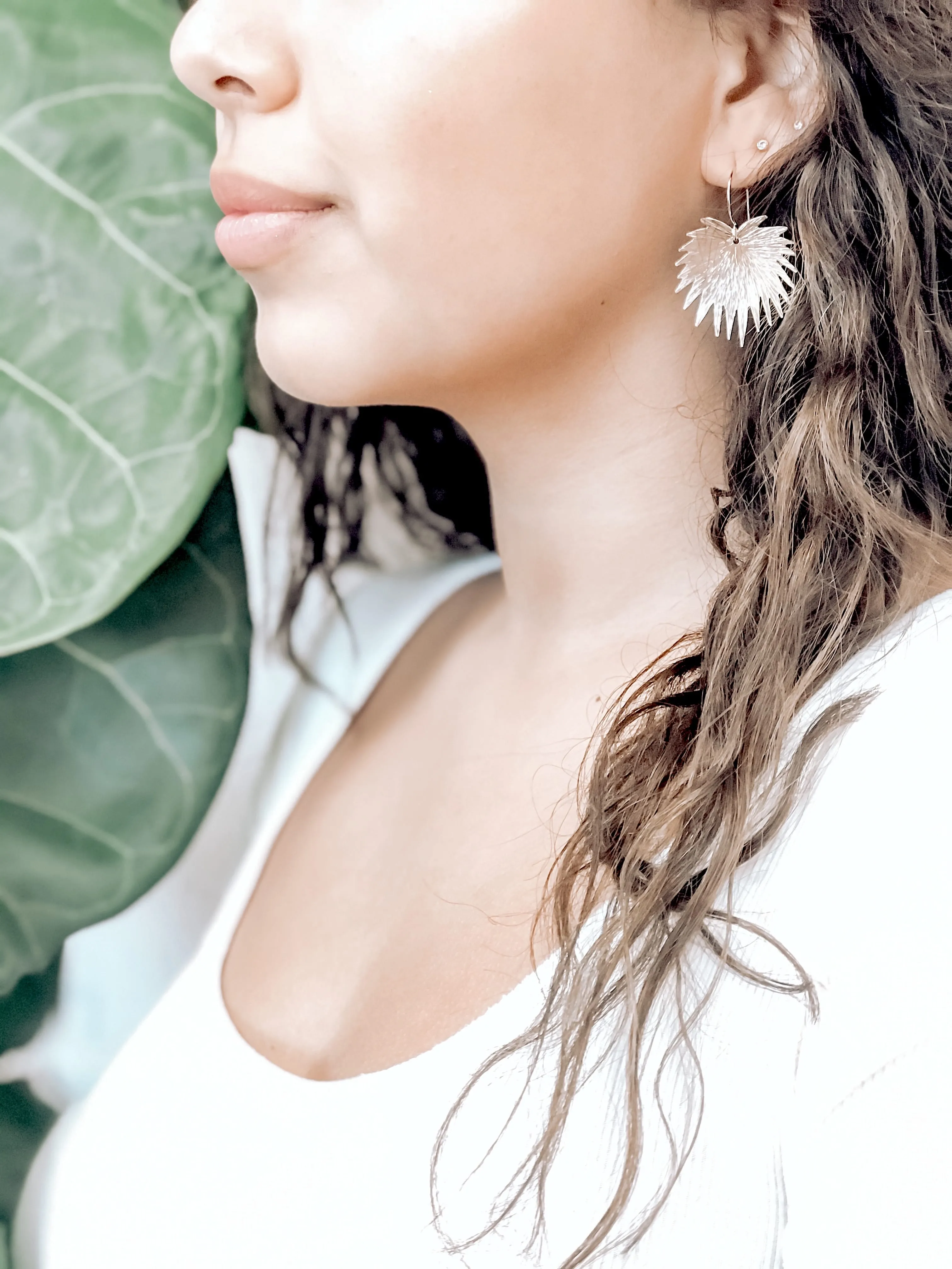 Palm Earrings