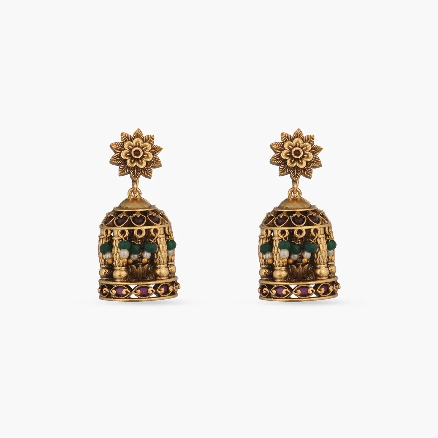 Pavaki Antique Temple Pendant Set