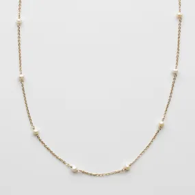 Pearl Station Necklace