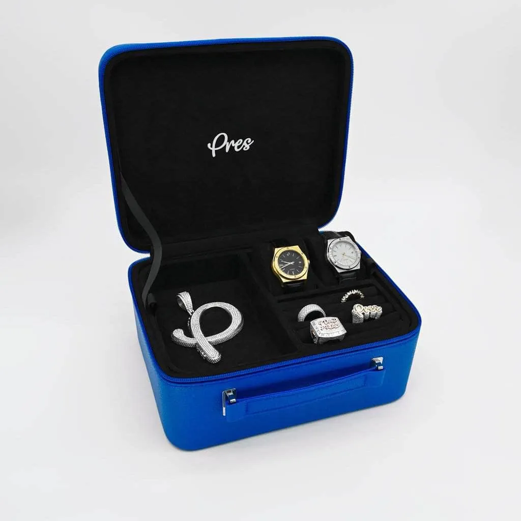 Pres Premium Jewelry Box Blue