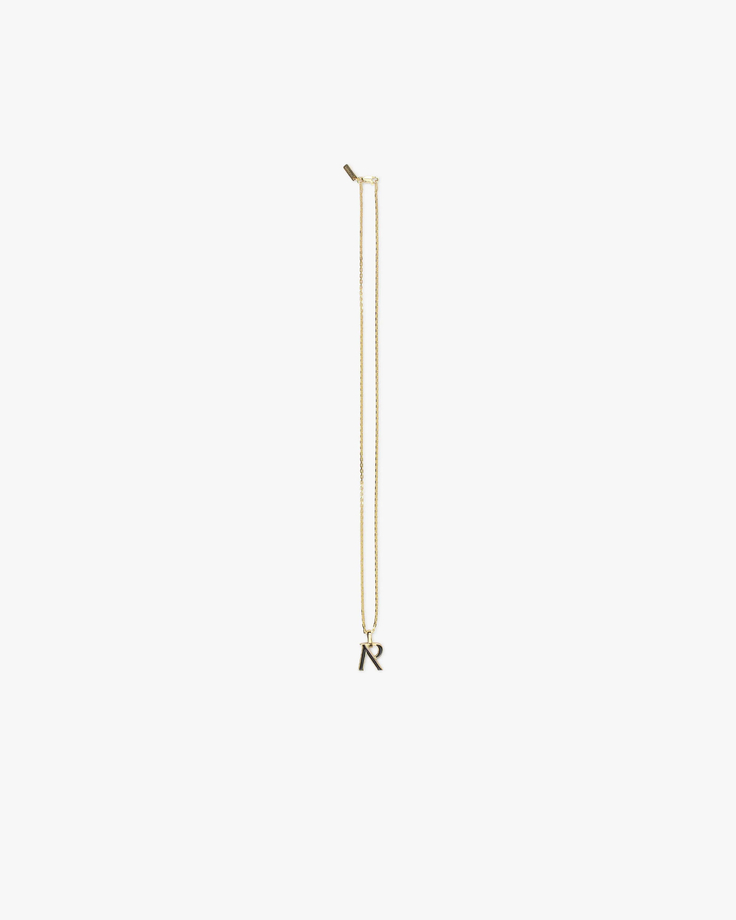 R Pendant - Gold Plated