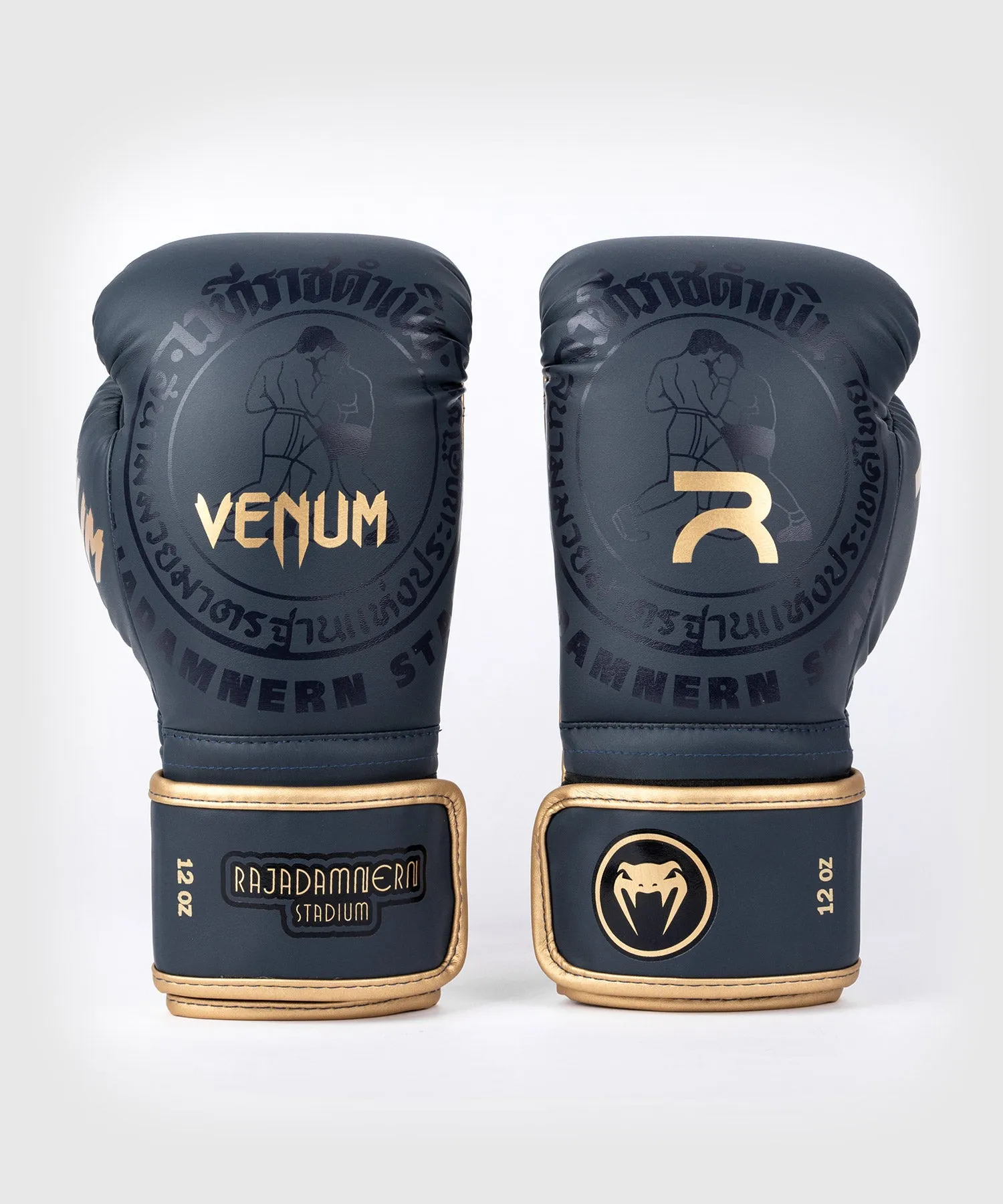 RAJADAMNERN X Venum Boxing Gloves - Navy Blue