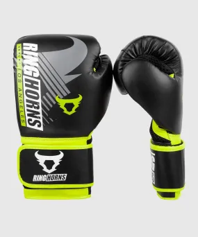 Ringhorns Charger MX Boxing Gloves - Black/Neo Yellow