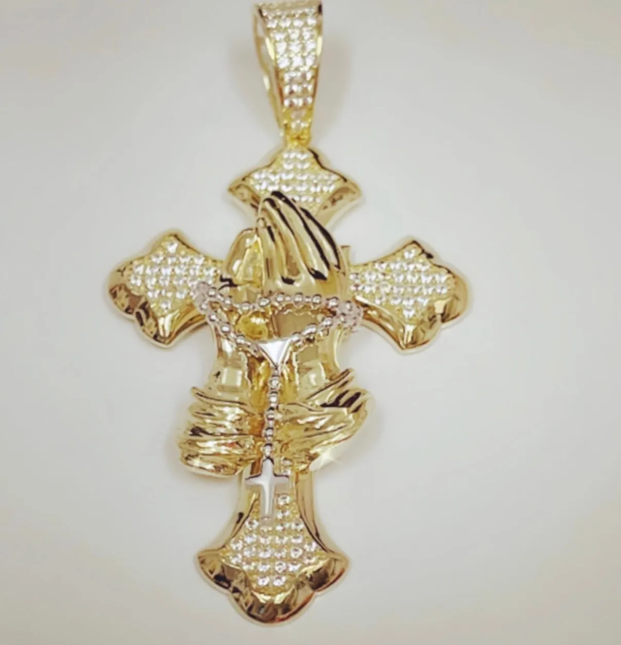 Rosary cross pendant P301