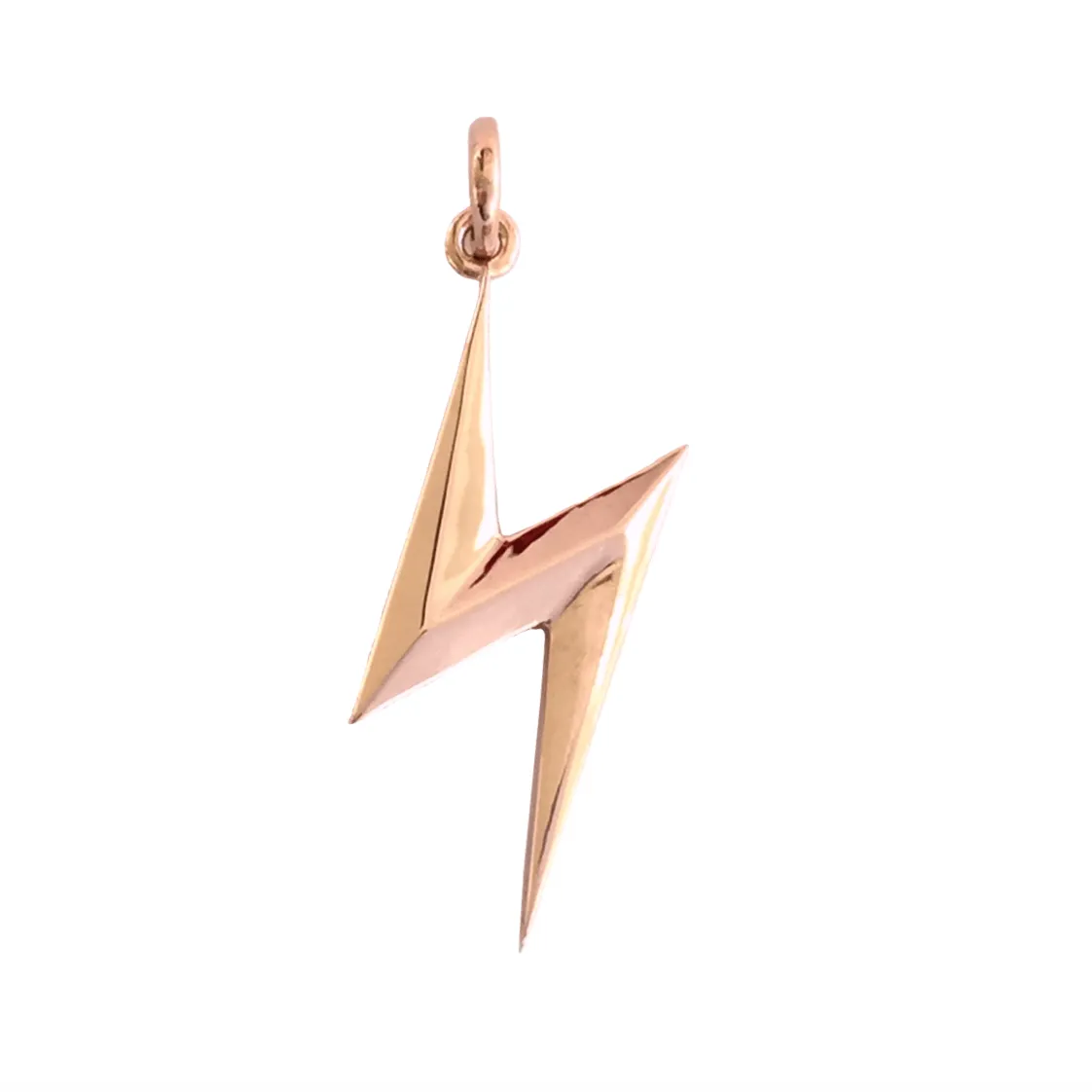 Rose Gold Bolt Pendant