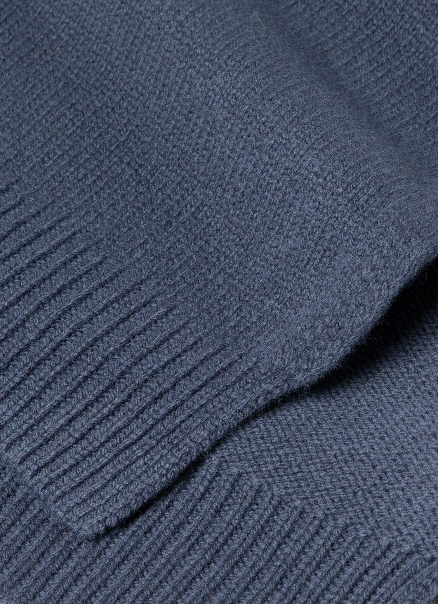 Luxurious Scottish Lambswool Scarf in Slate Blue