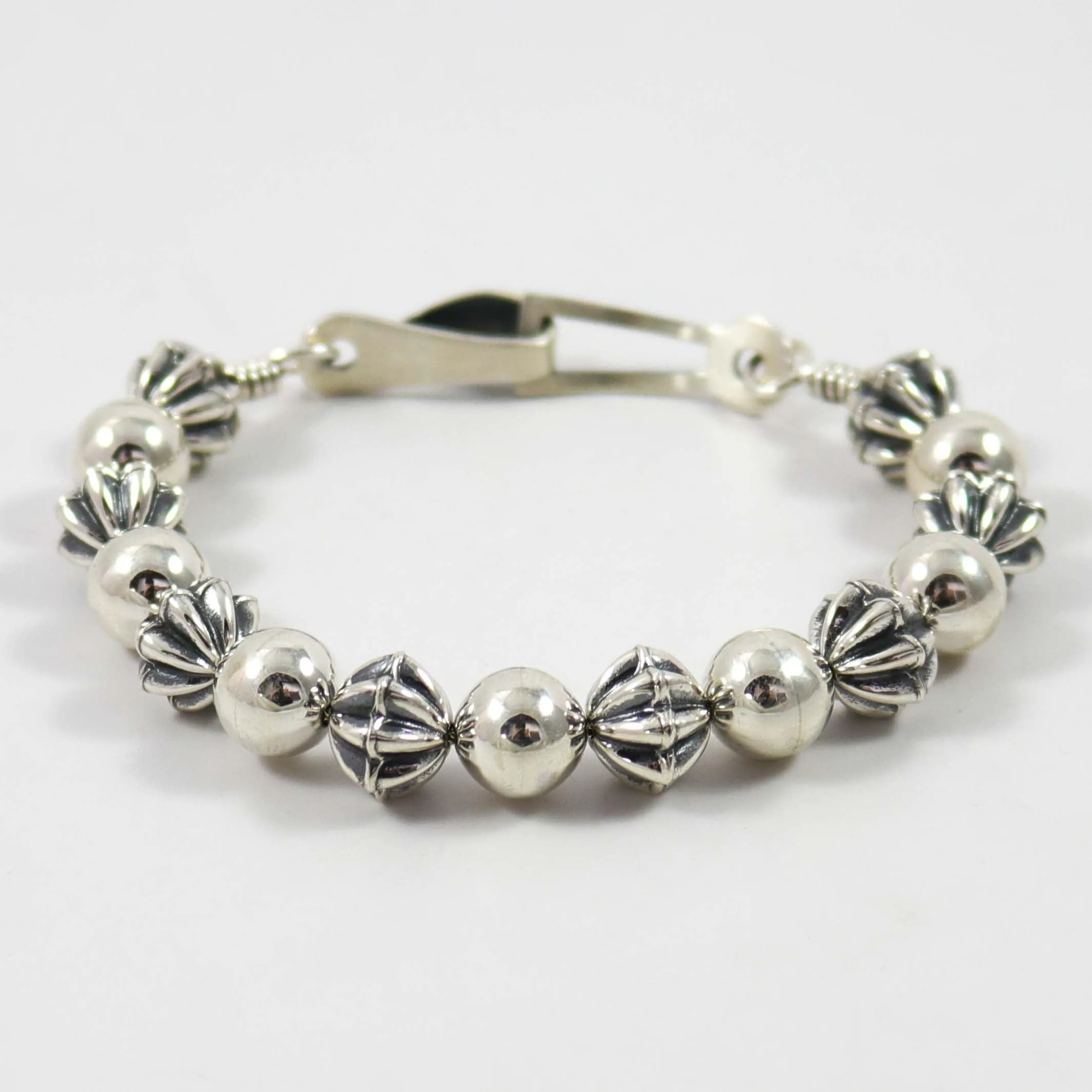 Silver Bead Bracelet