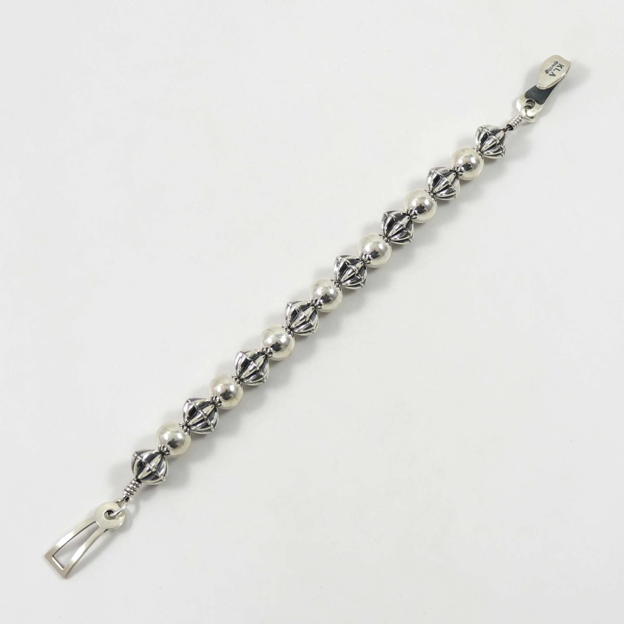 Silver Bead Bracelet