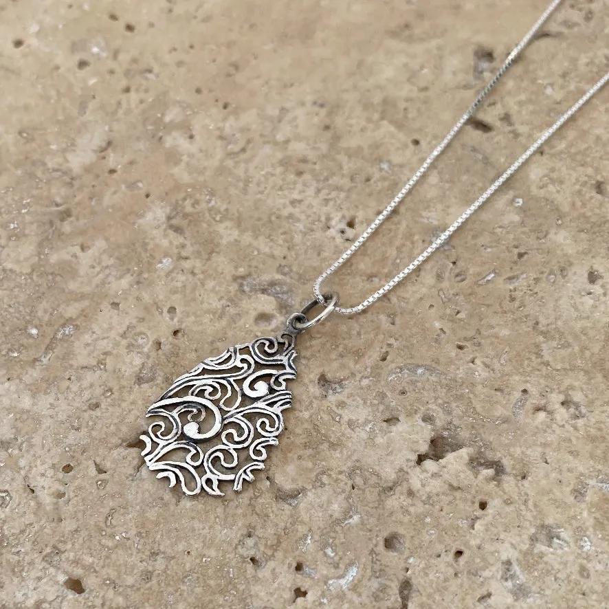 Silver Filigree Necklace