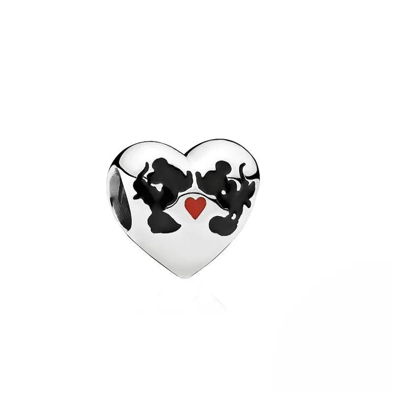 Sterling Silver Classic Cartoon Pandora Charms Fit Jewelry