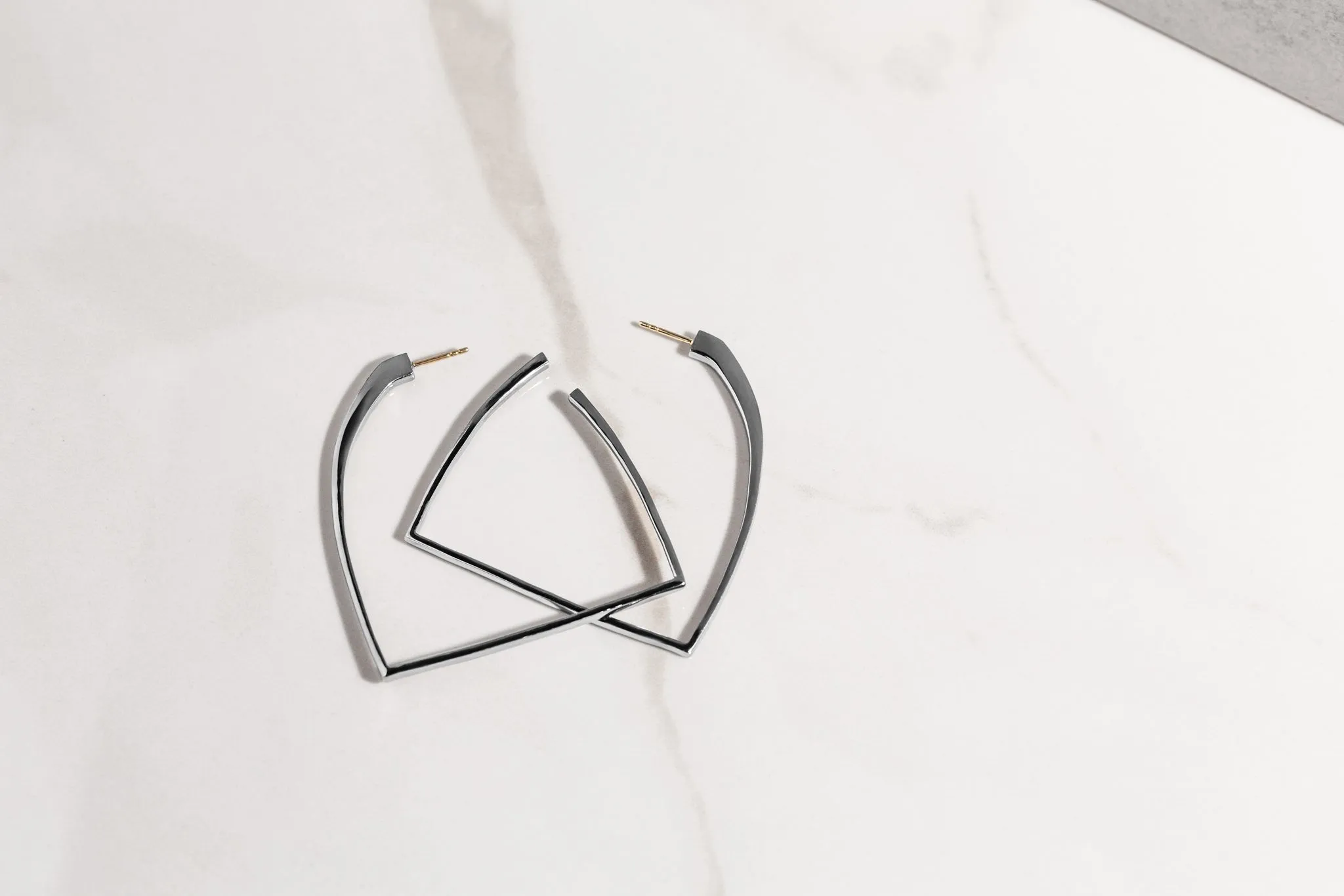 Stirrup Hoop Earrings