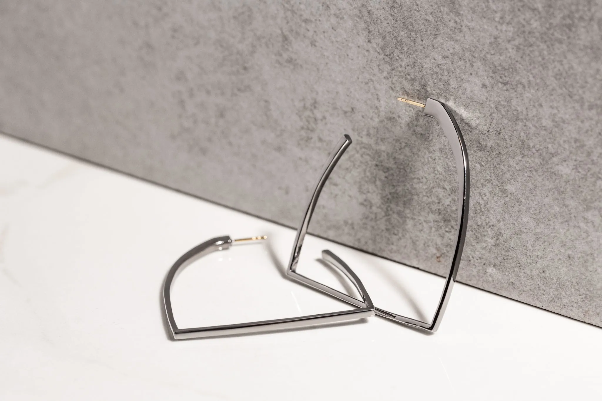 Stirrup Hoop Earrings