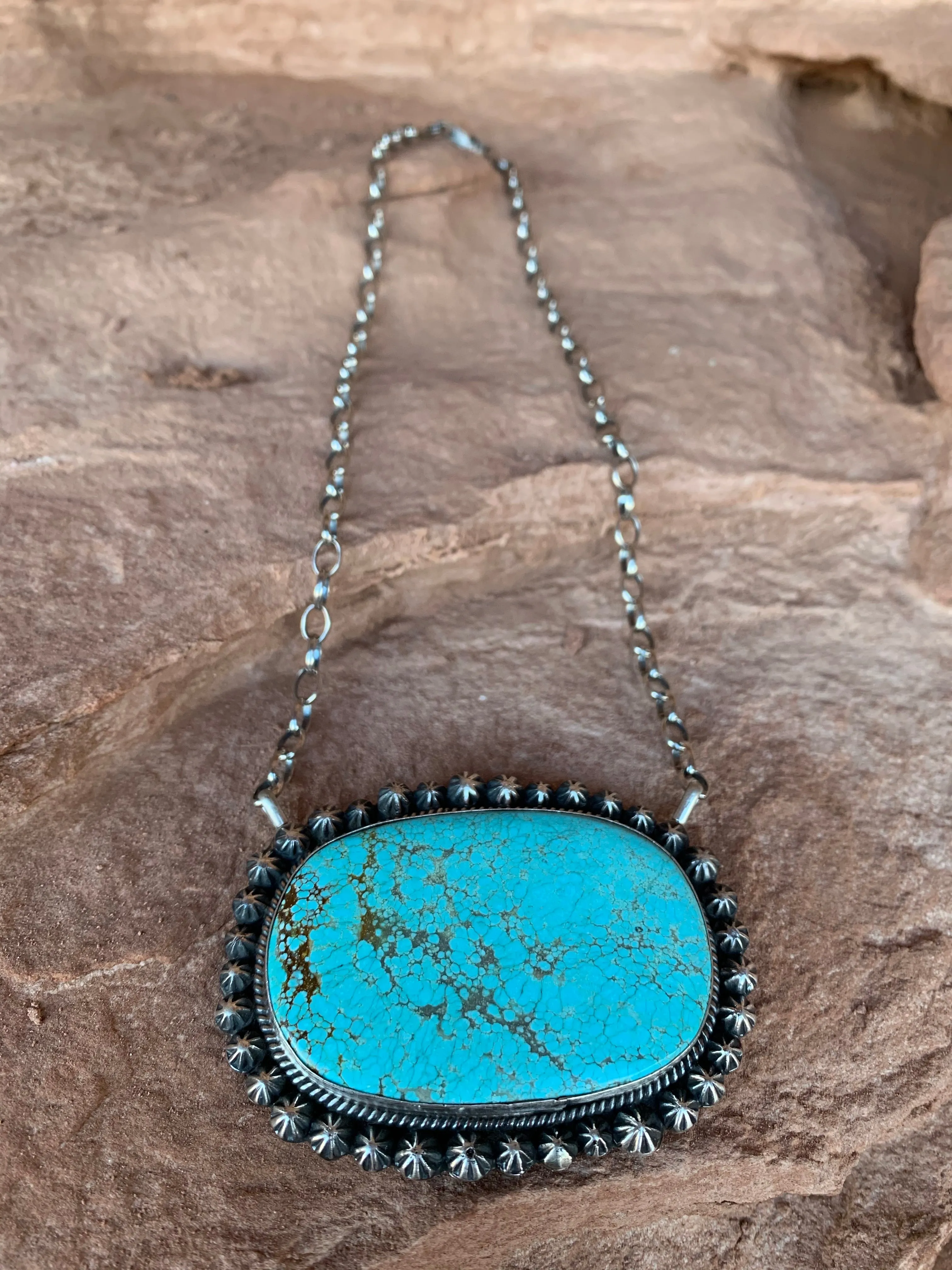 Studded Turquoise necklace