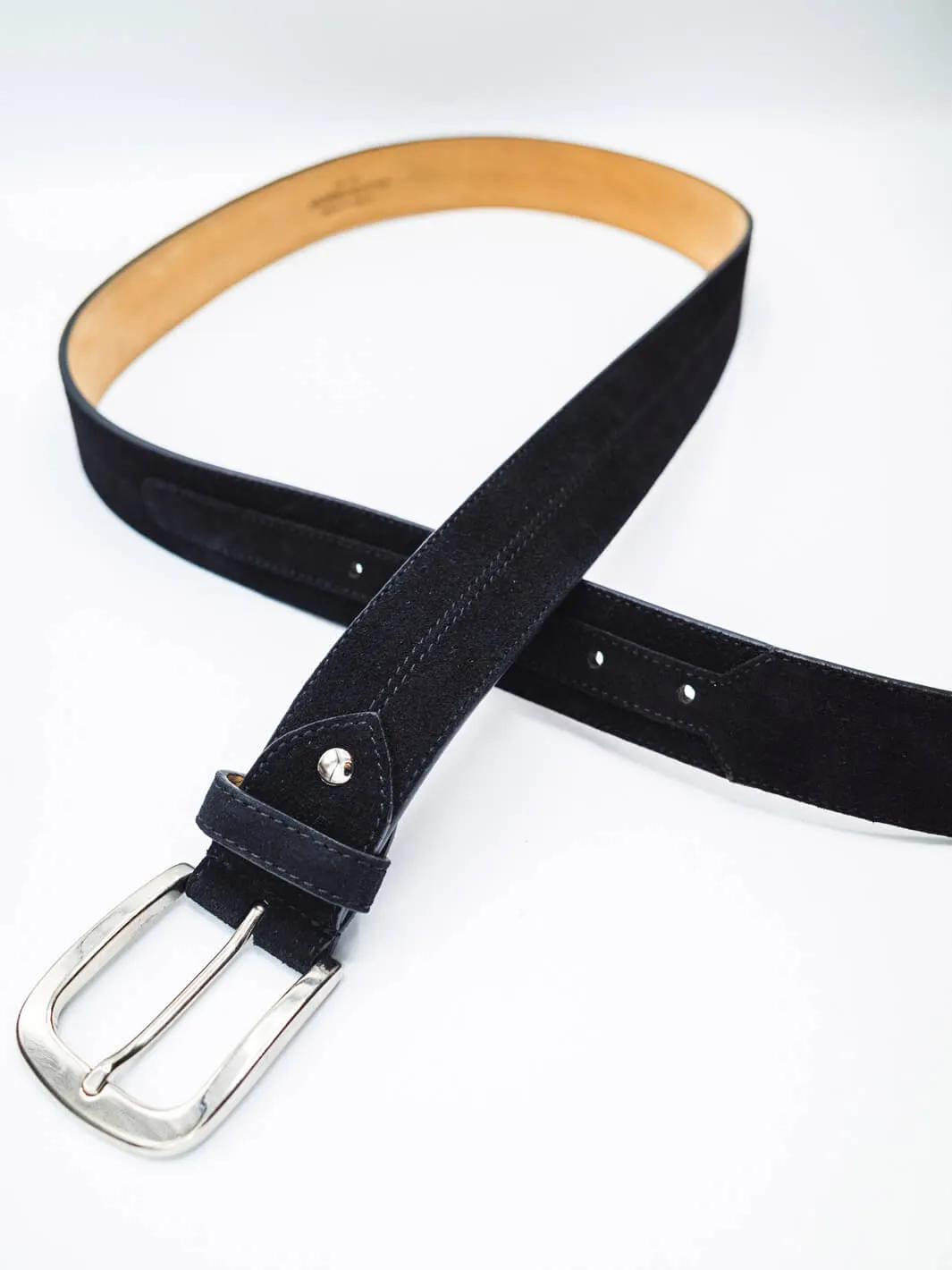 Suede Marseille Belt - Black