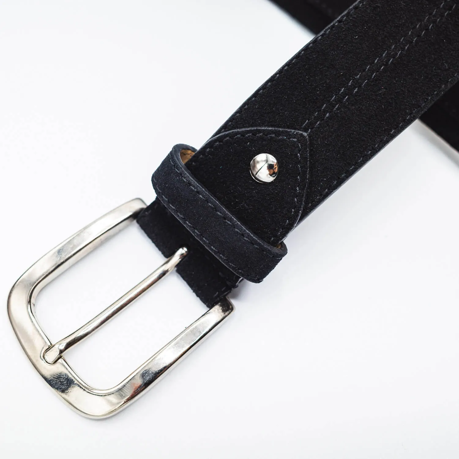 Suede Marseille Belt - Black