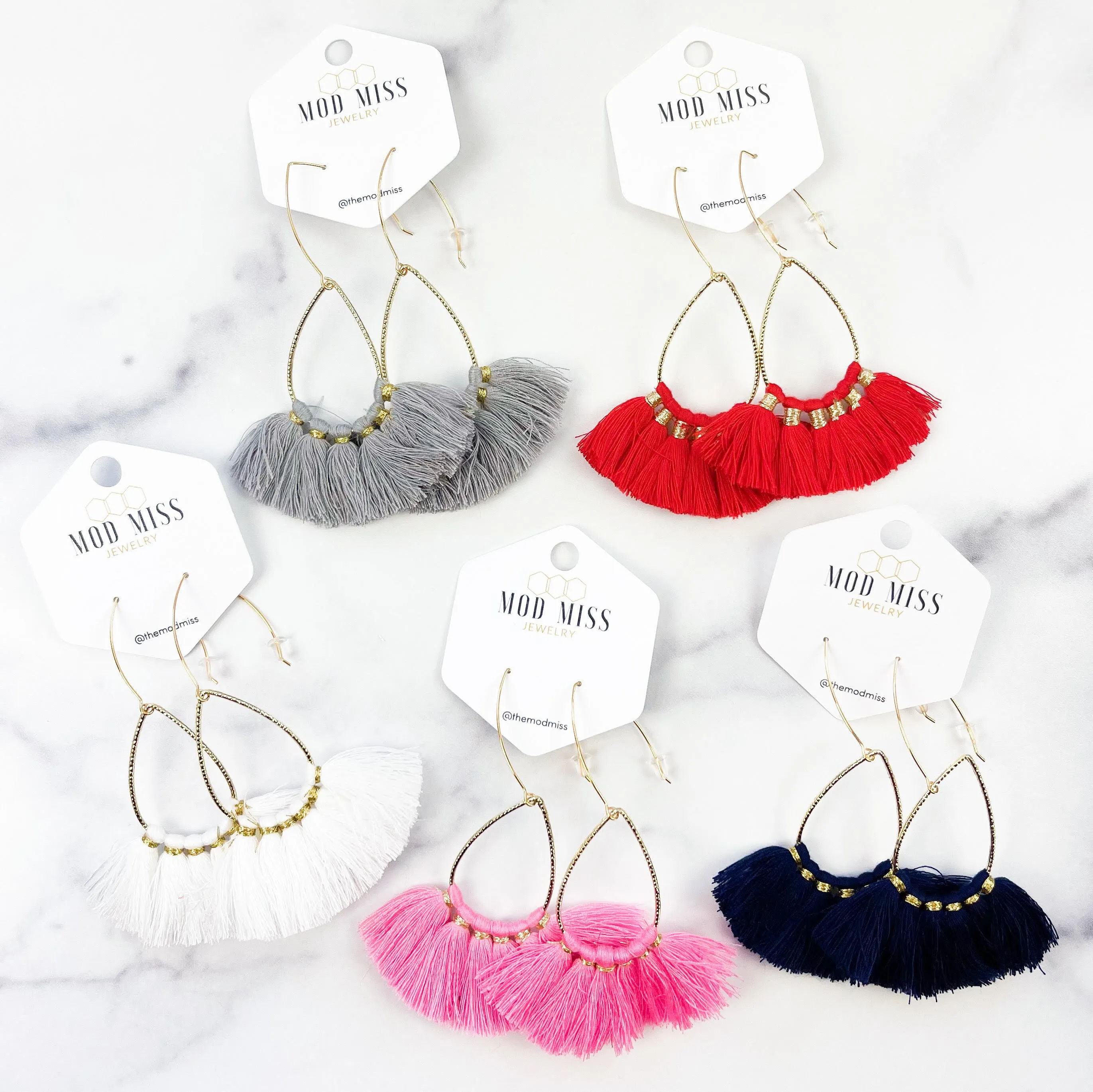 Tassel Fan Earrings