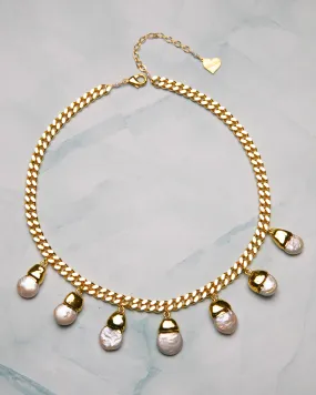 Teardrop Pearl Necklace