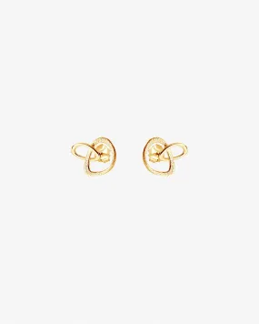 Together drop studs gold