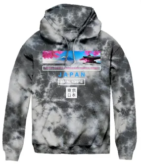 TOKYO TEMPLE TIE DYE HOOD